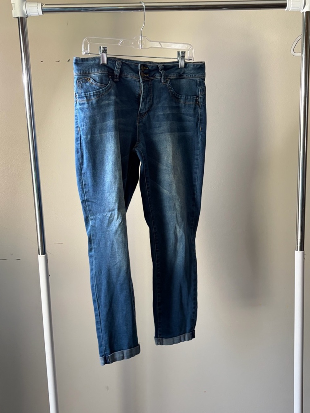 Royalty WannaFetaButt? Mid Blue Denim Jeans - Size 12